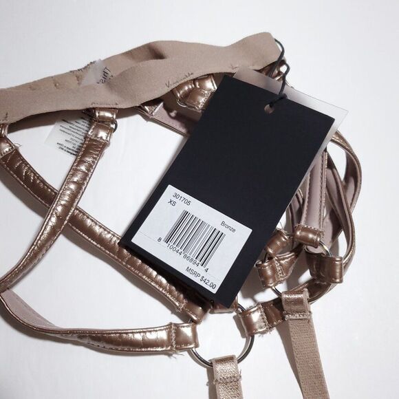 Thistle and Spire Strapped In Sidney Garter Belt Size XS Lingerie Bronze - Picture 4 of 5